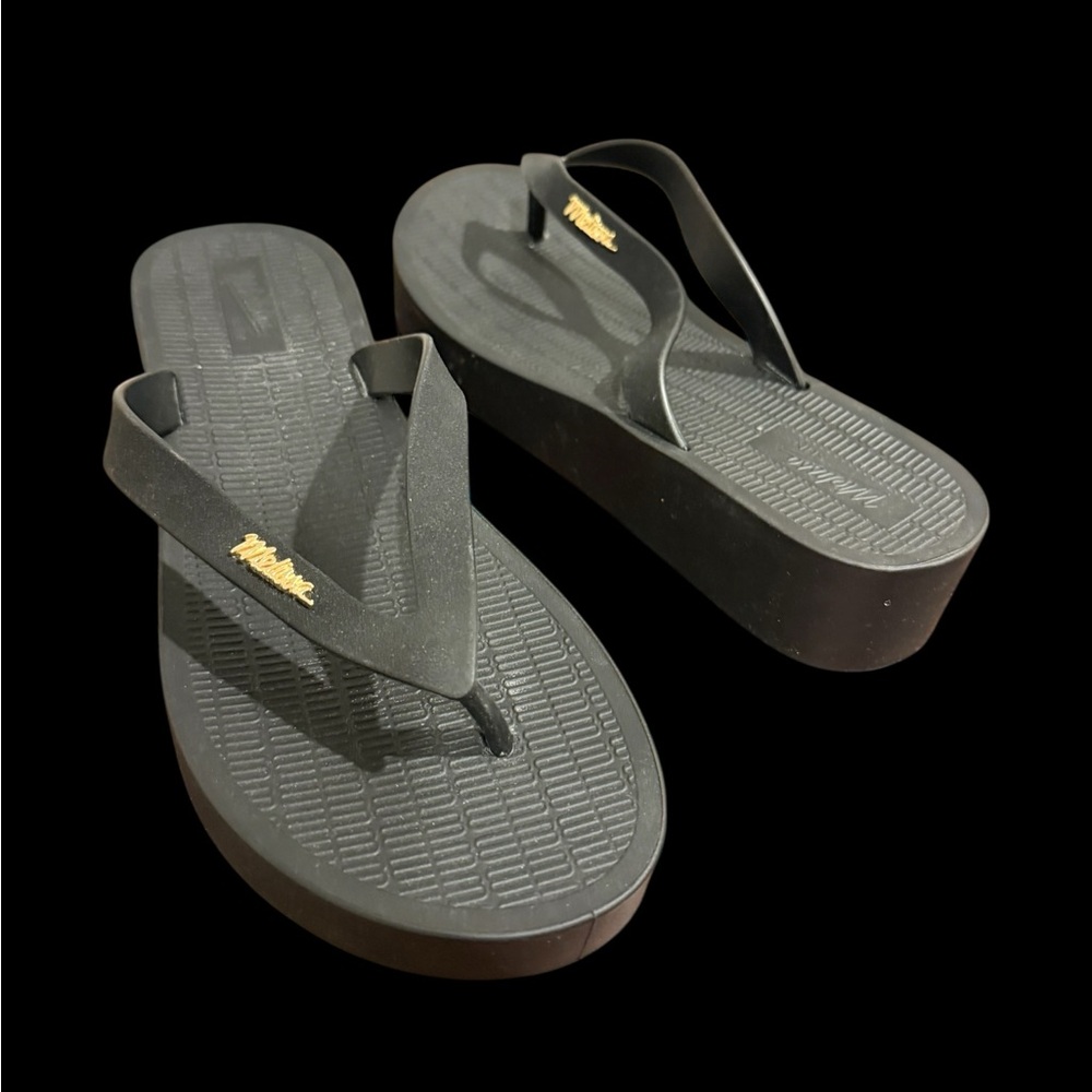 Melissa Black Platform Sandals
